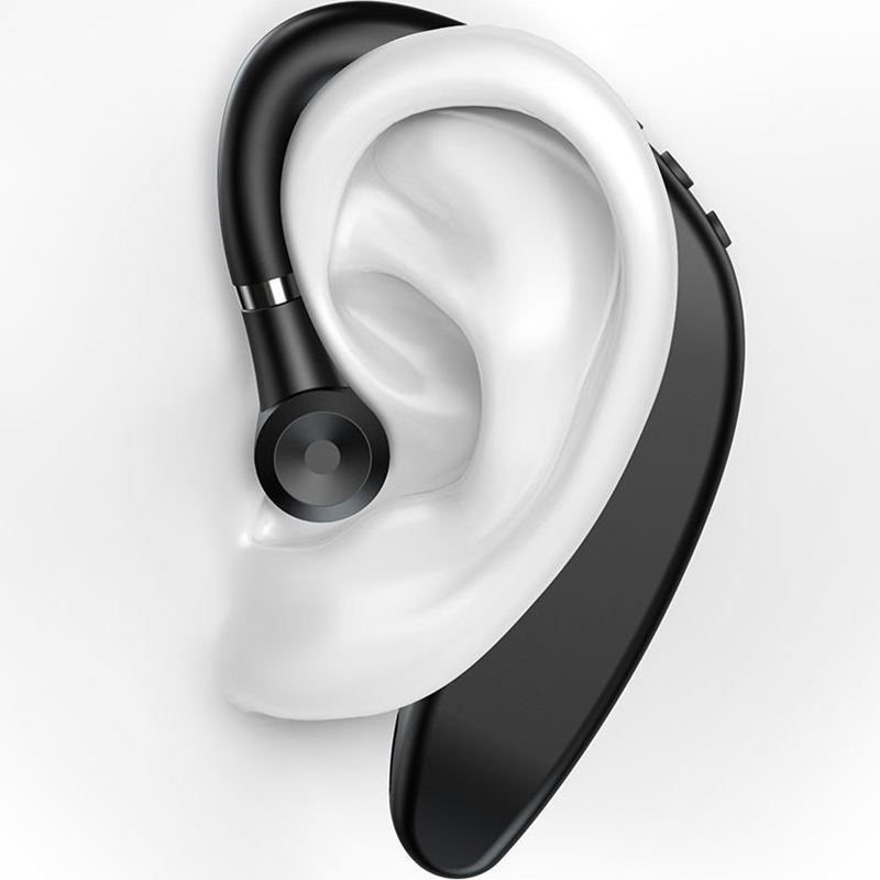 Fone de ouvido sem fio bluetooth 5.0, fone de ouvido estéreo hifi à prova d'água para negócios, viva-voz com microfone para huawei xiaomi