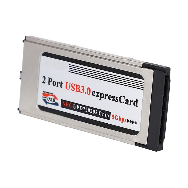 Haute vitesse double 2 ports USB 3.0 Express carte 34mm fente Express carte PCMCIA convertisseur adaptateur pour ordinateur portable ordinateur portable