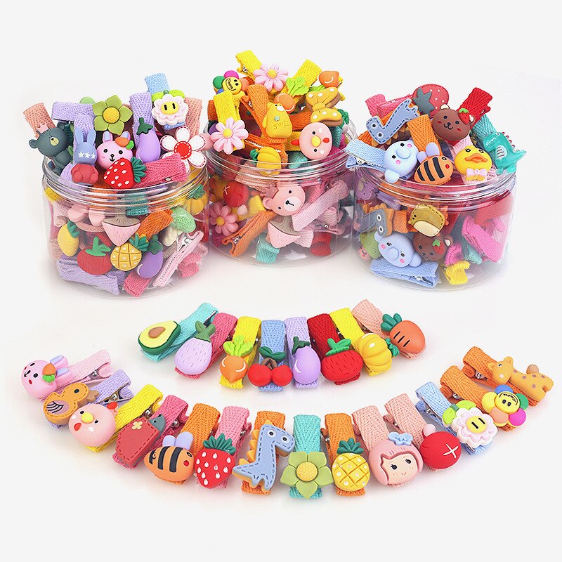 Kawaii Kinderen Haarspeld Meisje Haar Accessoires Clip Hoofd Accessoires Rand Clip Set Baby Clip Meisje Kleine Haarspeld