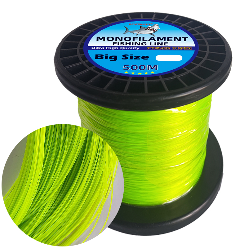 500M Monofilament Nylon 0,6/0,7/0,8/0,9/1,0mm Große Größe Angelschnur Meer Angeln Big Game angelschnüre Dicke Angeln Lieferungen: Rot / 0.2