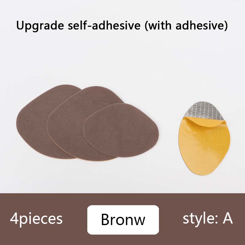 Scarpe sportivo Toppe vampiro Riparazione Solette per scarpe toppa Scarpe da ginnastica Protezione per tallone Toppa adesiva Riparazione Scarpe Prodotti per la cura del piede del tallone: marrone