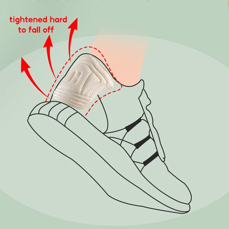 Almohadillas de parche para zapatos deportivos, almohadillas para el talón, tamaño ajustable, antidesgaste, almohadilla para los pies, plantilla de inserción, Protector de talón, pegatina trasera, 2 piezas