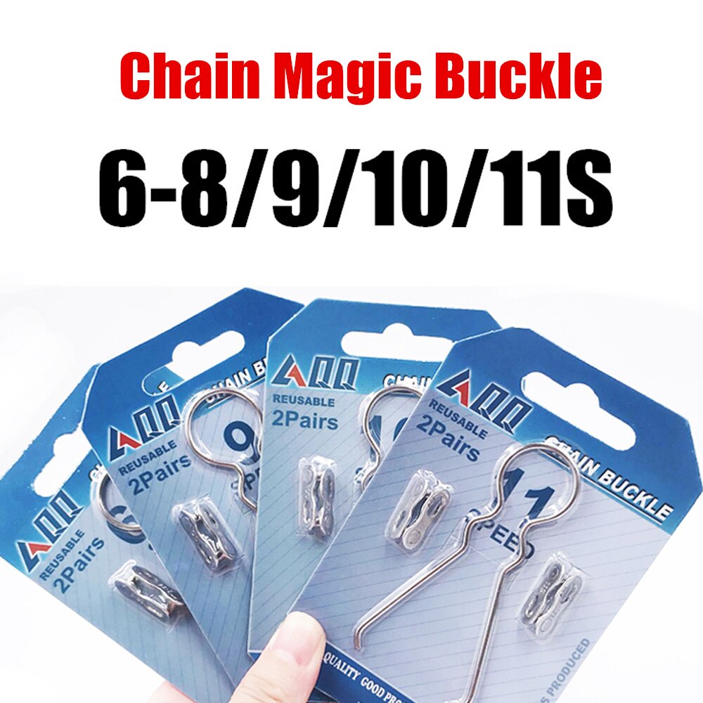 VXM Chain magic buckle 6/7/8/9/10/11 speed silver gold with magic buckle disassembly tools bicycle quick magic button