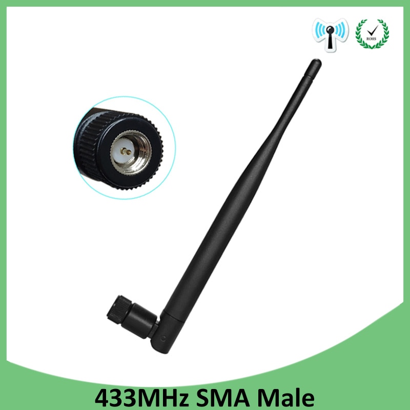 433MHz Antenna 5dbi SMA Male Connector folding 433 mhz antena waterproof directional antenne wireless Receiver for Lorawan