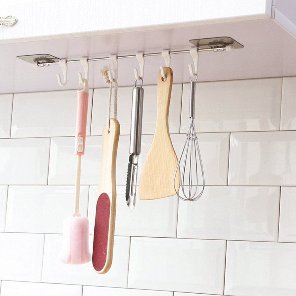 Cuisine gabget placard 6 crochet maison organisateur étagère de rangement garde-manger coffre outils serviettes cintre garde-robe porte-serviettes étagère de rangement