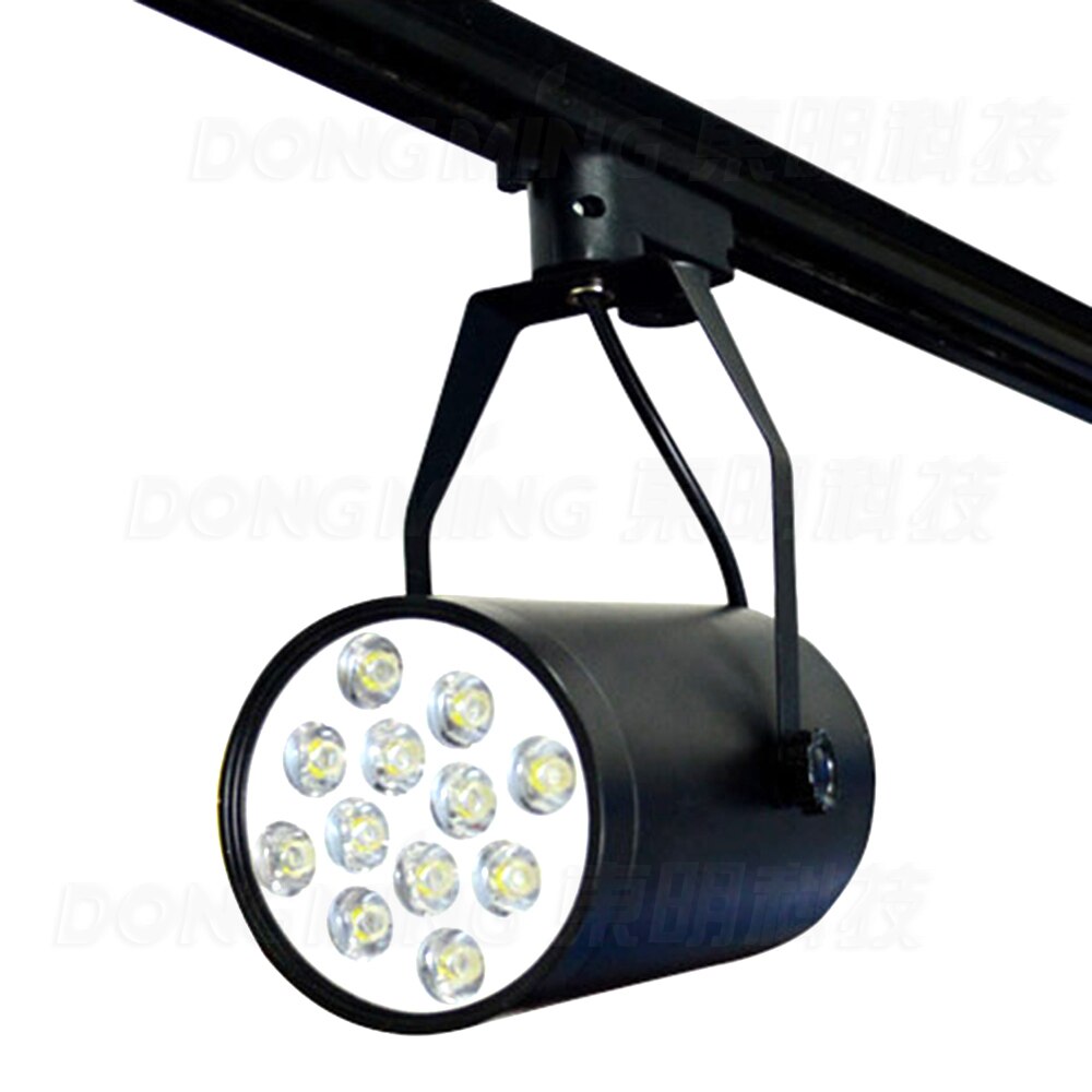 Fabriek prijs 12 W LED Spoor Licht 1000LM wit AC85-265V led track lamp Wit/Zwart Ultra Heldere Winkel Versieren LED Rail