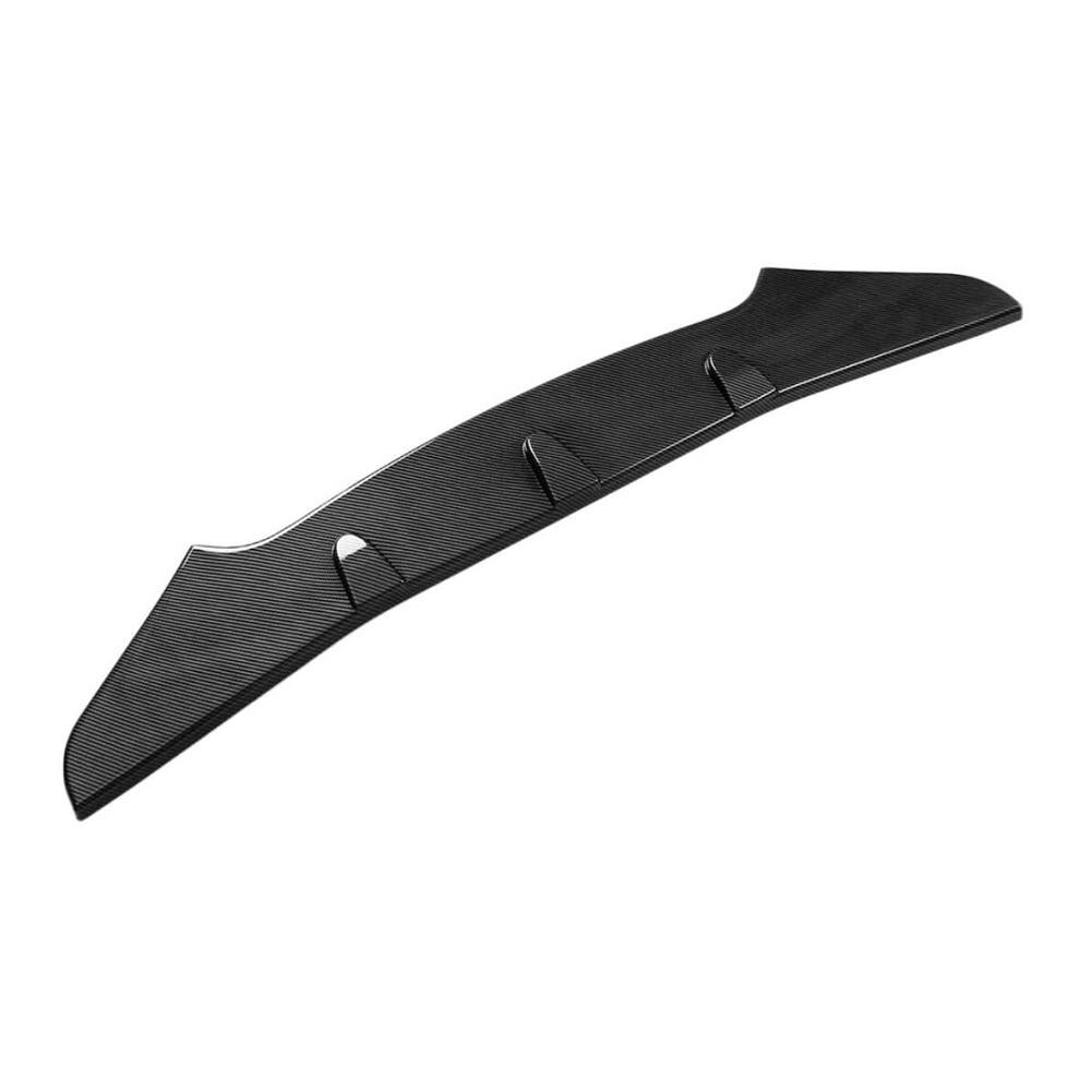 1PC uniwersalny przedni zderzak samochodowy spojler dyfuzor płetwy ciało zestaw samochód stylizacji przedni dyfuzor zderzaka czarny/węgiel Popatrz Dropship: węgiel brazing czarny