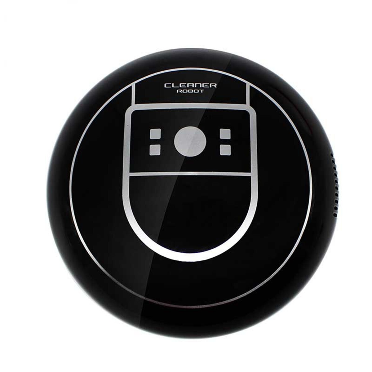Clever Roboter Automatische Vakuum Reinigung Maschine 18cm Intelligente USB Ladung Stock Kehr Staub Fänger Teppich Reiniger für Zu Hause: Schwarz