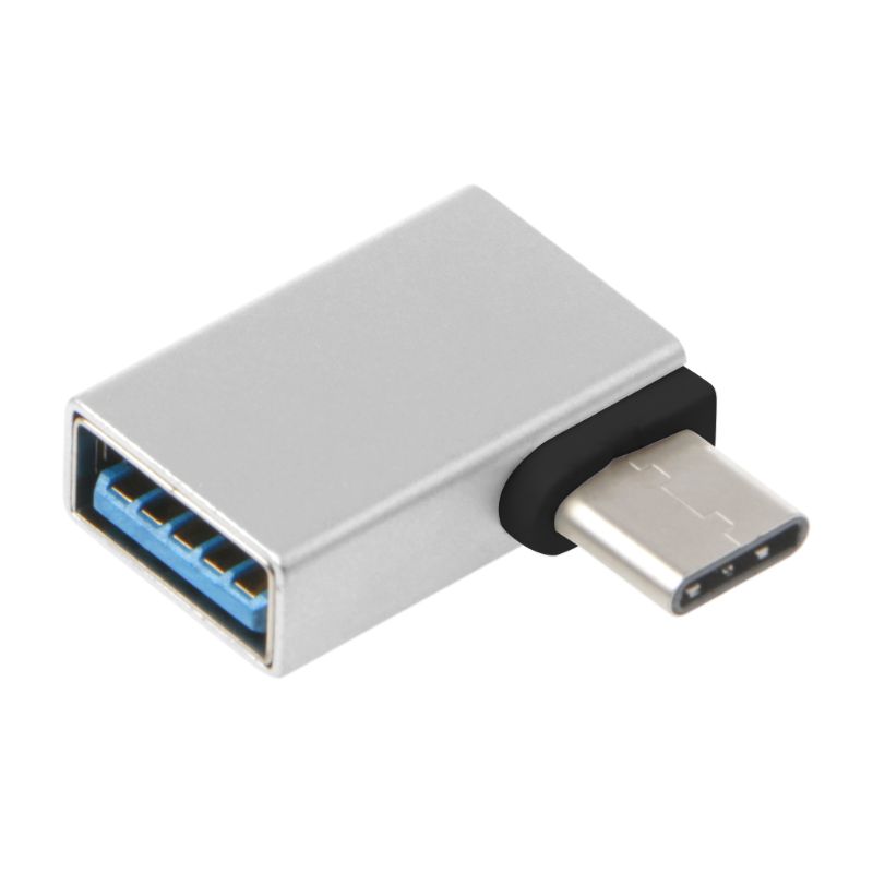 Rodzaj Usb Adapter C prawego aluminium wygiętym pod kątem stopu typu C Usb-c męski na Usb 3.0 z funkcją Otg wsparcia Adapter żeński