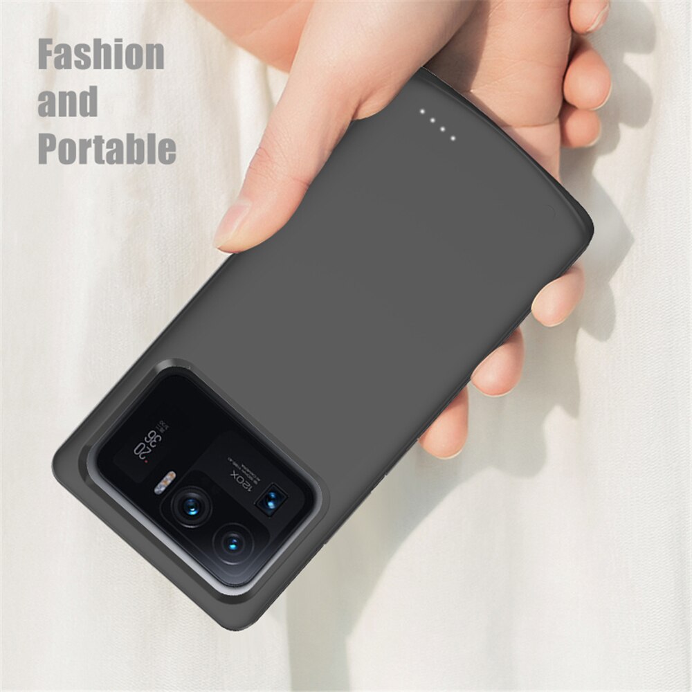 Fundas para cargador de batería para Xiaomi Mi 11 Ultra, funda para cargador de batería de 6800mAh, funda para Xiaomi 11 Lite 11 Pro