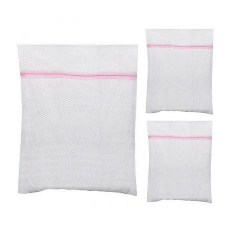 Sac en filet pour lavage, sac à linge pour Machine à laver, sac à linge pour lavage de soutien-gorge sous-vêtements, sacs de panier de Lingerie 3 pièces