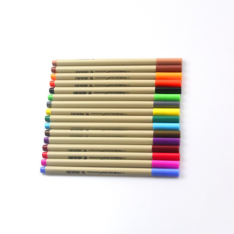 Finecolour EF300 Waterbasis Gekleurde Fineliner 0.3Mm 48 Kleuren Professionele Schets Tekening Art Markers