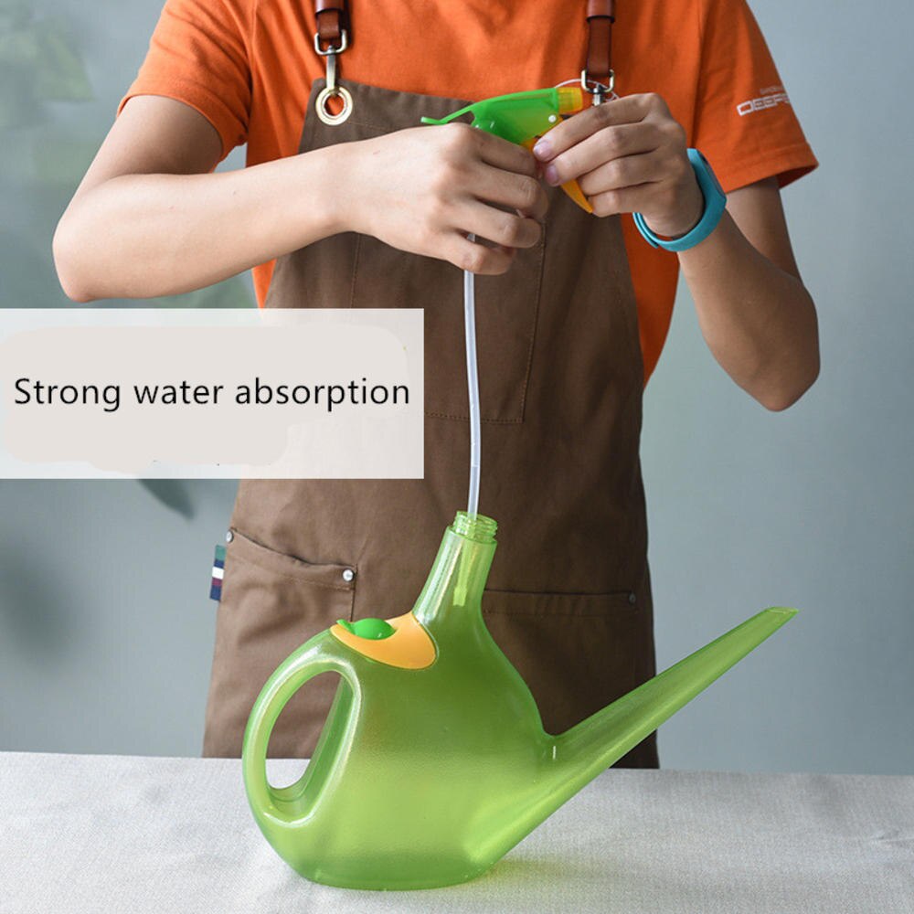 1.3l dubbele functie watergeefketel spuit plastic kamerplanten waterkan duurzame tuin bloemen watergeefsproeier tuingereedschap