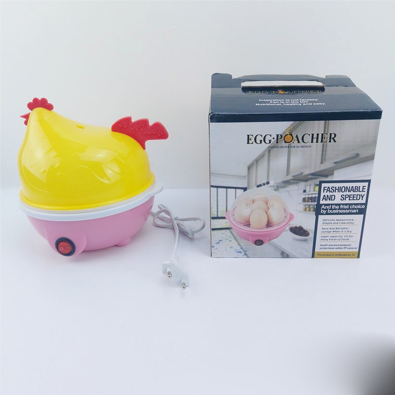 Chick-Shaped 7 Boiled Egg Steamer Pestle Microwave Egg Cooker Cooking Tools Steamed Eggs Noodles Heating Milk Kitchen Gadget