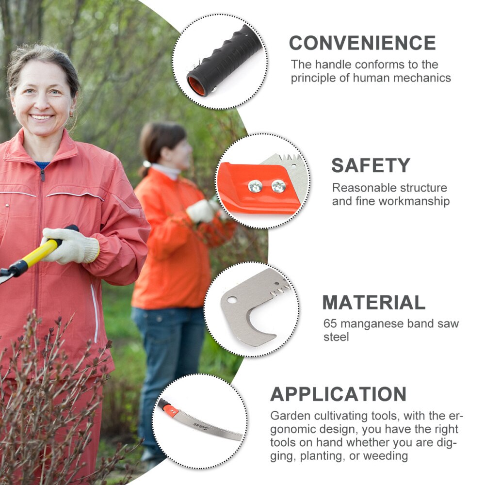 Fruit Tree Cutting Saw Bonsai Pruning Garden Saw Woodworking Tools Silver