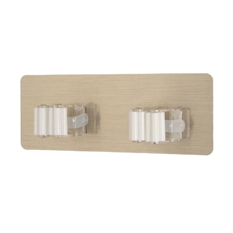 Uchwyt ścienny wycierać spinacz brushroom uchwyt samoprzylepny Organizer stojak wieszak kuchnia łazienka przechowywanie silny bezszwowy haki: BT