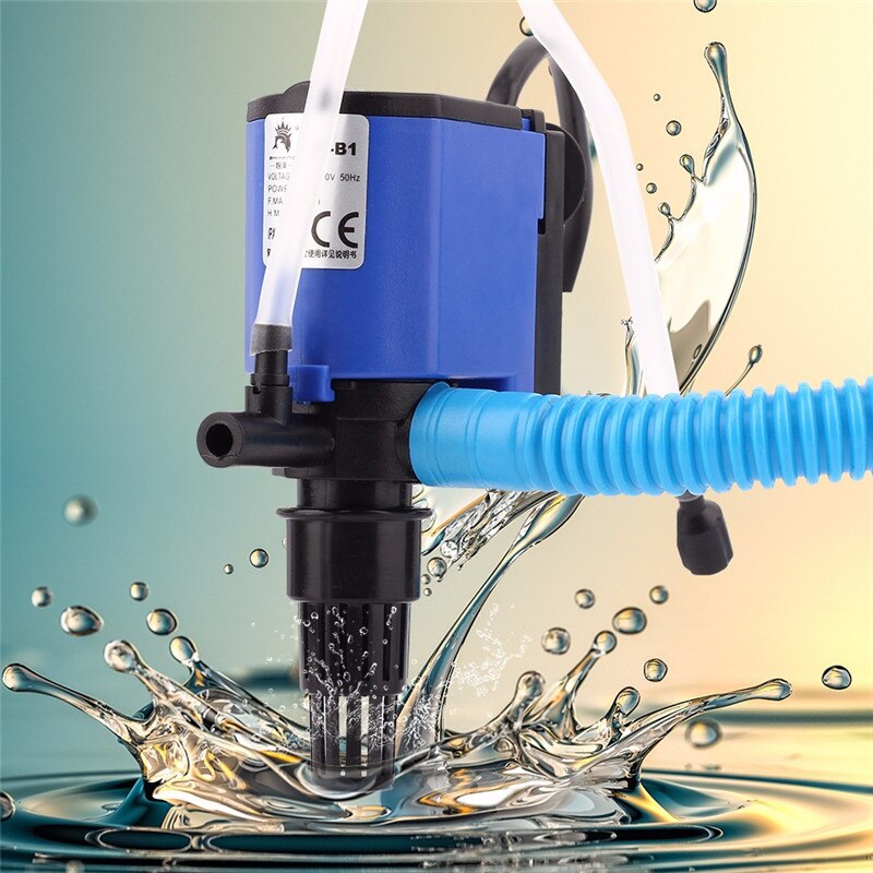 Three-in-one Silent Filter Submersible Pump Aquarium Oxygenation Built-in Two-in-one Filter Pump