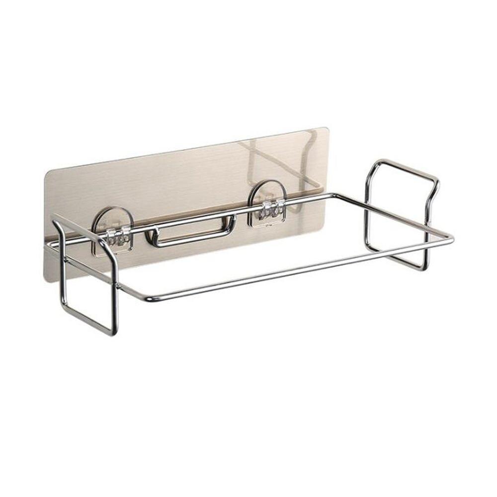 Zhangji Garbage Bags Holder Shelf Stainess Steel for Kitchen Cabinets Doors and Cupboards durable and traceless trash bag holder: Default Title