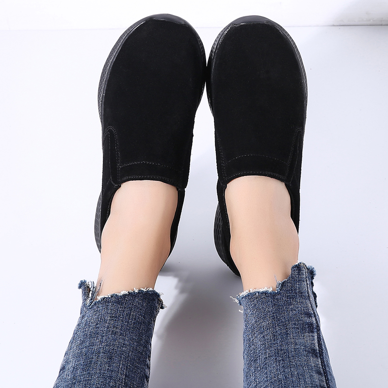 Stq efterår kvinder lejligheder sko damer slip-on kvinde mokkasiner oxfords walking sko tenis feminino flads sneakers sko 0731