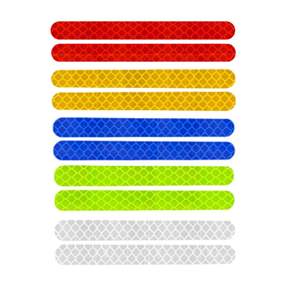 Reflective Strips 2Pcs Car Reflector Rearview Mirror Sticker Truck Vehicle Strip Tape Exterior Car Accessories