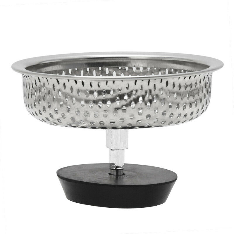 Kitchen Stainless Steel Mesh Sink Strainer Disposer Plug Drain Stopper Filter