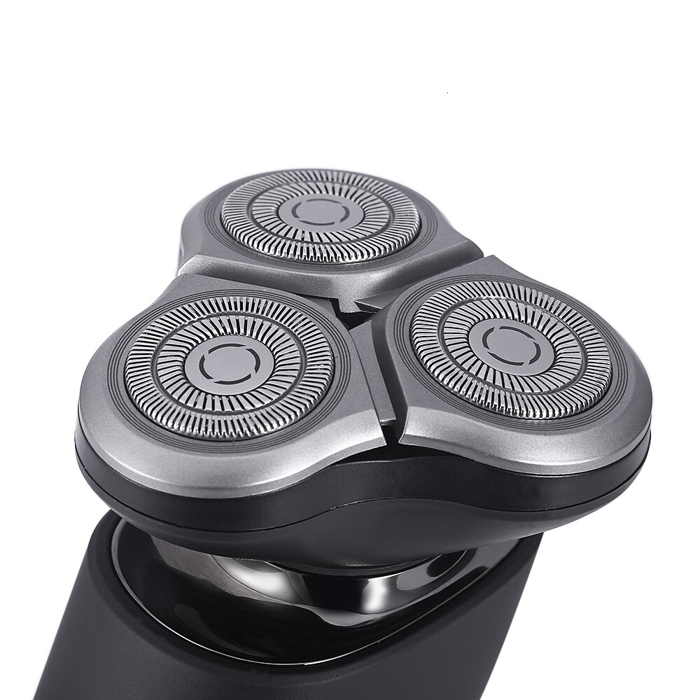 opprinnelig xiaomi mijia elektrisk barbermaskin bøye seg barberhode 3 tørr våtbarbering vaskbar hoveddel med til blader turbo+-modus behagelig ren