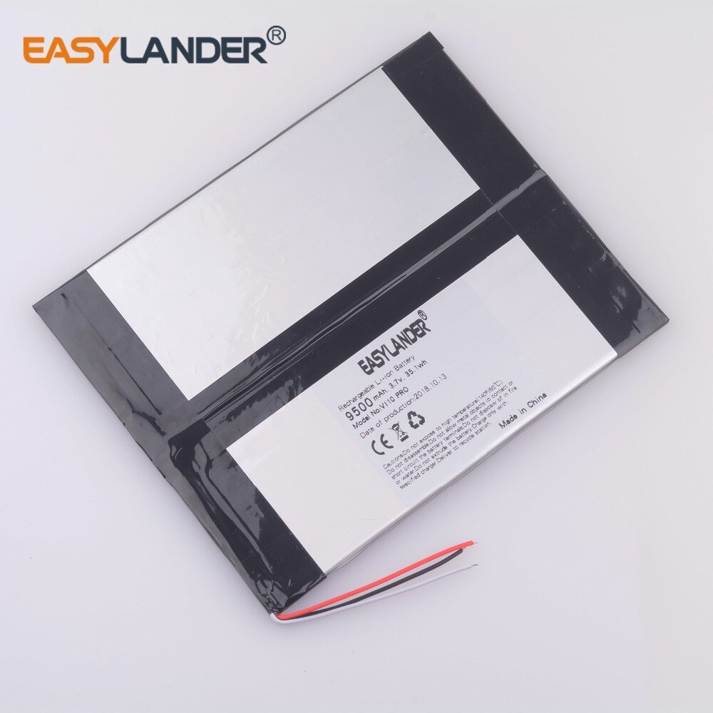 3.7V 9500mAh PLIB polymer lithium ion / Li-ion battery for tablet pc CHUWEI VI10 PRO Chiwei vi10 pro 10.1inch Windows system