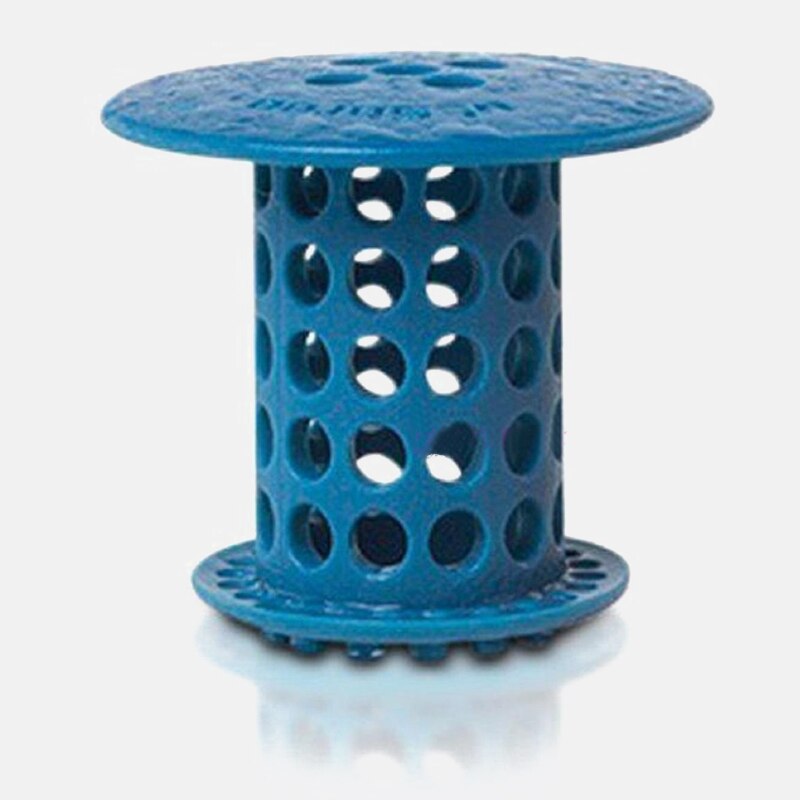 Bouchon bouchon évier crépine salle de bain Drain capteur de cheveux bain filtre égout drague dispositif douche cheveux bouchon salle de bain accessoires: Bleu