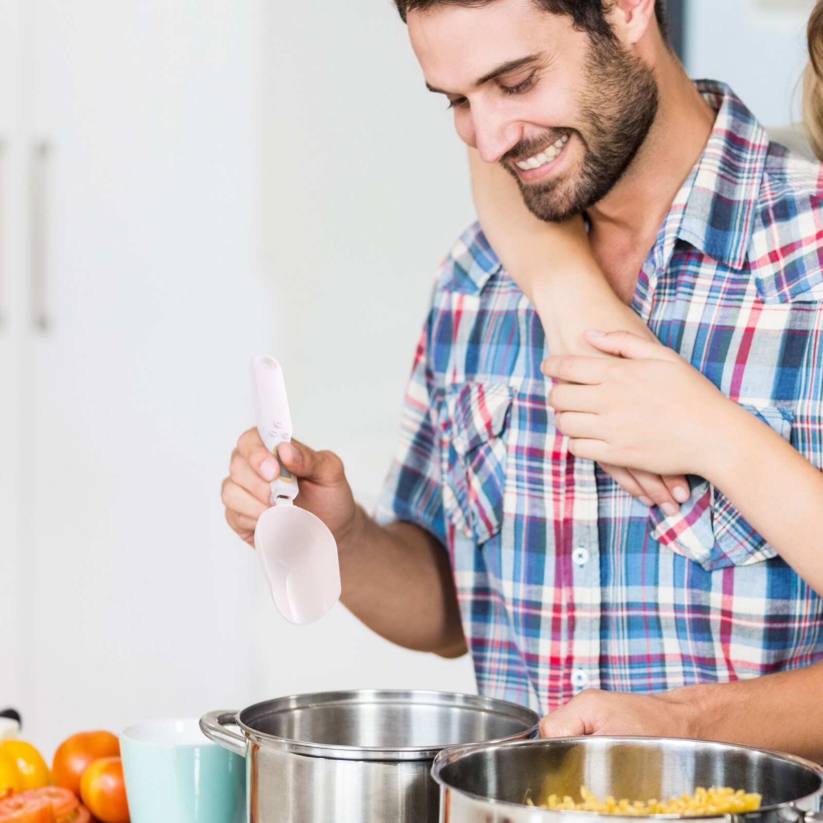 500g/0.1g High Precision Kitchen Food Scale Spoon Digital Gram Measuring Tools Electronic Weighing Grams Cup for Portioning Tea