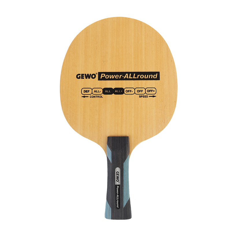 Originele GEWO POWER ALLROUND Tafeltennis Blade Racket 5-laags Hout Controle Spin Evenwichtige Ping Pong Bat Paddle