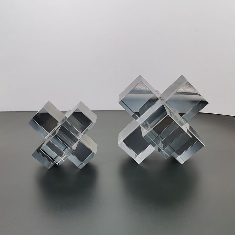 Bloque de mármol cruzado negro para decoración del hogar, muebles sencillos y modernos de 120x120x120mm, modelo para habitación, sala de estar y estudio, decoración suave
