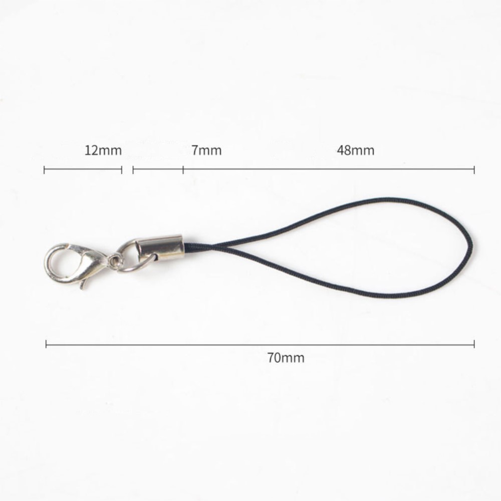 10Pcs/Lot Lanyard Lariat Strap Cords Lobster Clasp For DIY Keychain Hooks Charms Keyring Jewelry Making Supplies Accessories