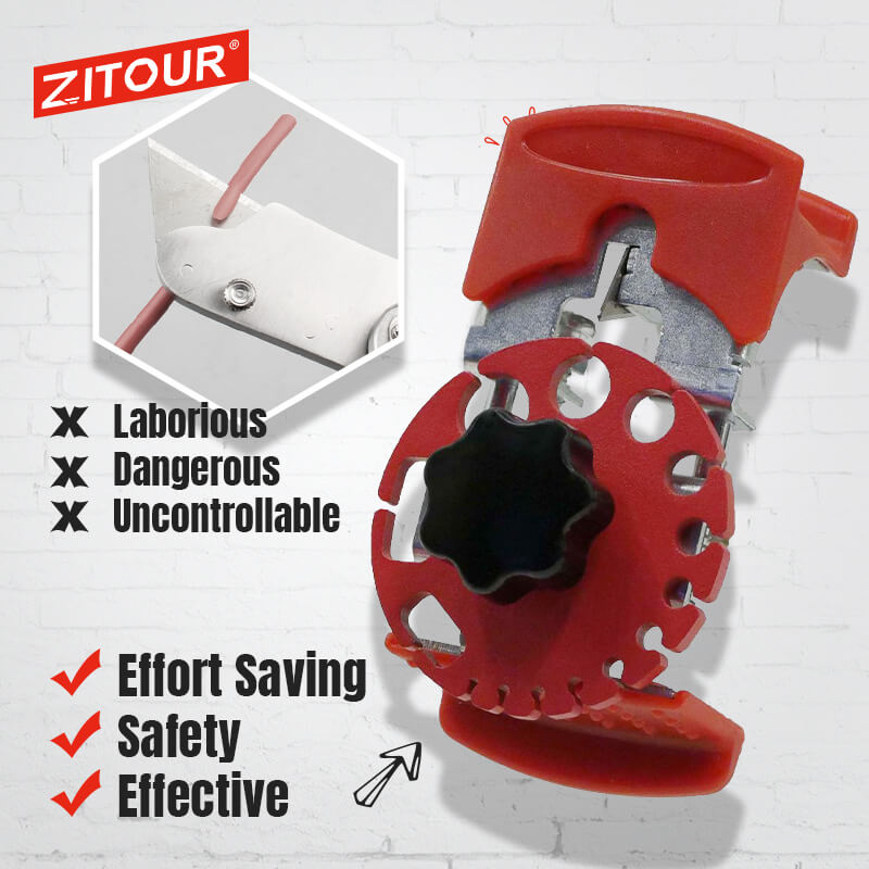Zitour®Universele Handheld Quick Stripper Elektrische Draad Demolisher Draagbare Stripper Multi-Tool Krimpgereedschap Wire Cable Cutter