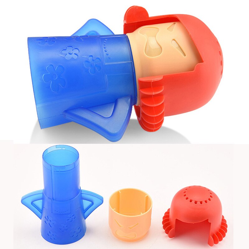 1PCS Angry Mama Mom Microwave Cleaner Oven Steam Easily Cleans Microwave Appliances for The Kitchen Refrigerator Cleaning Tools