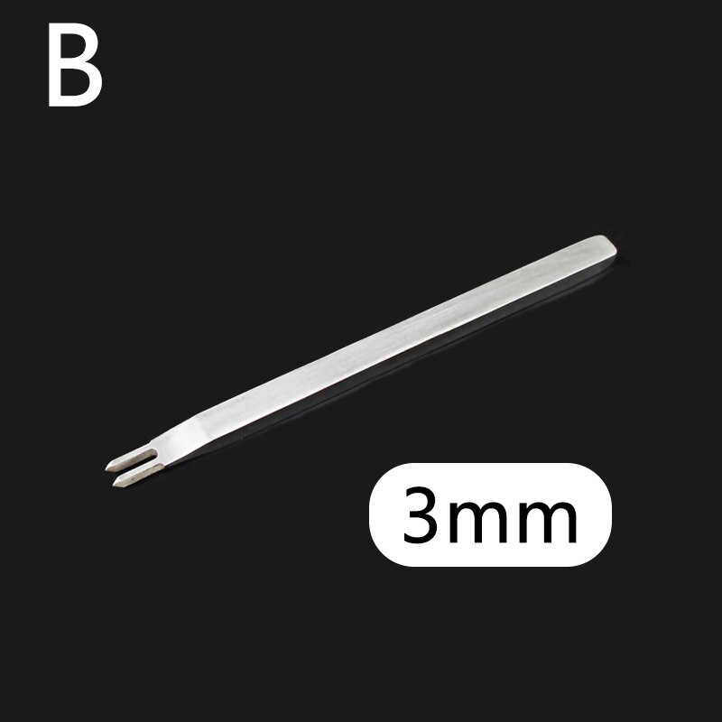 3mm/4mm/5mm/6mm Spacing Punch Tool 1/2/4/6 Prong For Leather Hole Punches Tool DIY Leather Craft Tools Lacing Stitching Sewing: B-3mm
