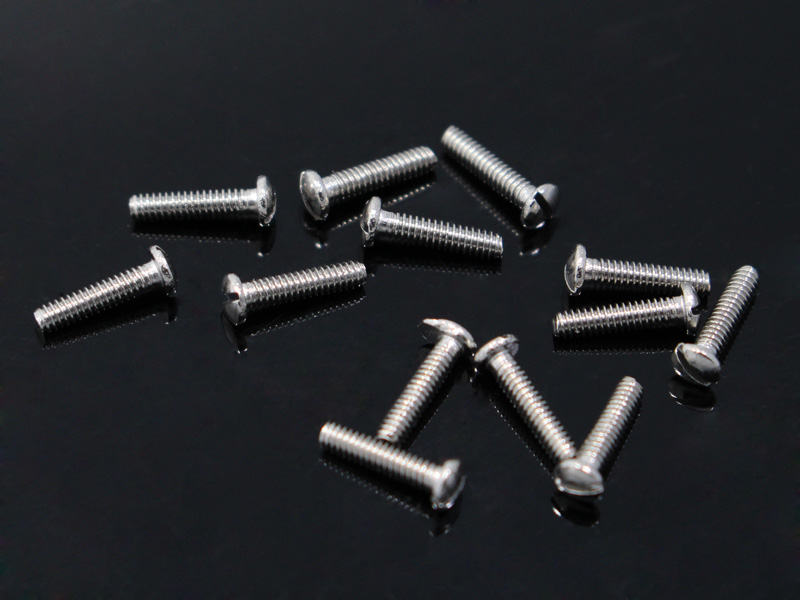 200pcs Size 2.5x1.4x1.5-8.5mm Eyeglasses Glasses Hinge Screws Slotted Head: GRAY