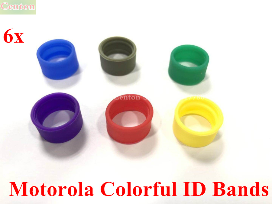 Radio portátil con bandas de colores para Motorola XPR3500, XPR7380, XPR7550, P8668, P8268, P6600