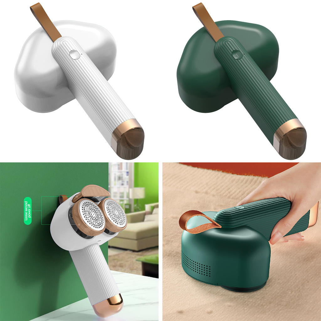 Afeitadora eléctrica de pelusa de doble cabezal, Defuzzer de tela, suéter, removedor de pelusa para ropa