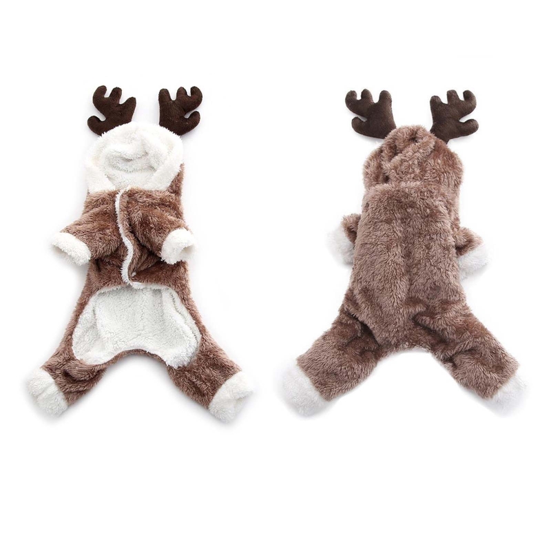 Winter Cat Clothes Warm Fleece Pet Costume For Small Cats Kitten Jumpsuits Clothing Cat Coat Jacket Funny Pets Dog Cat Clothes