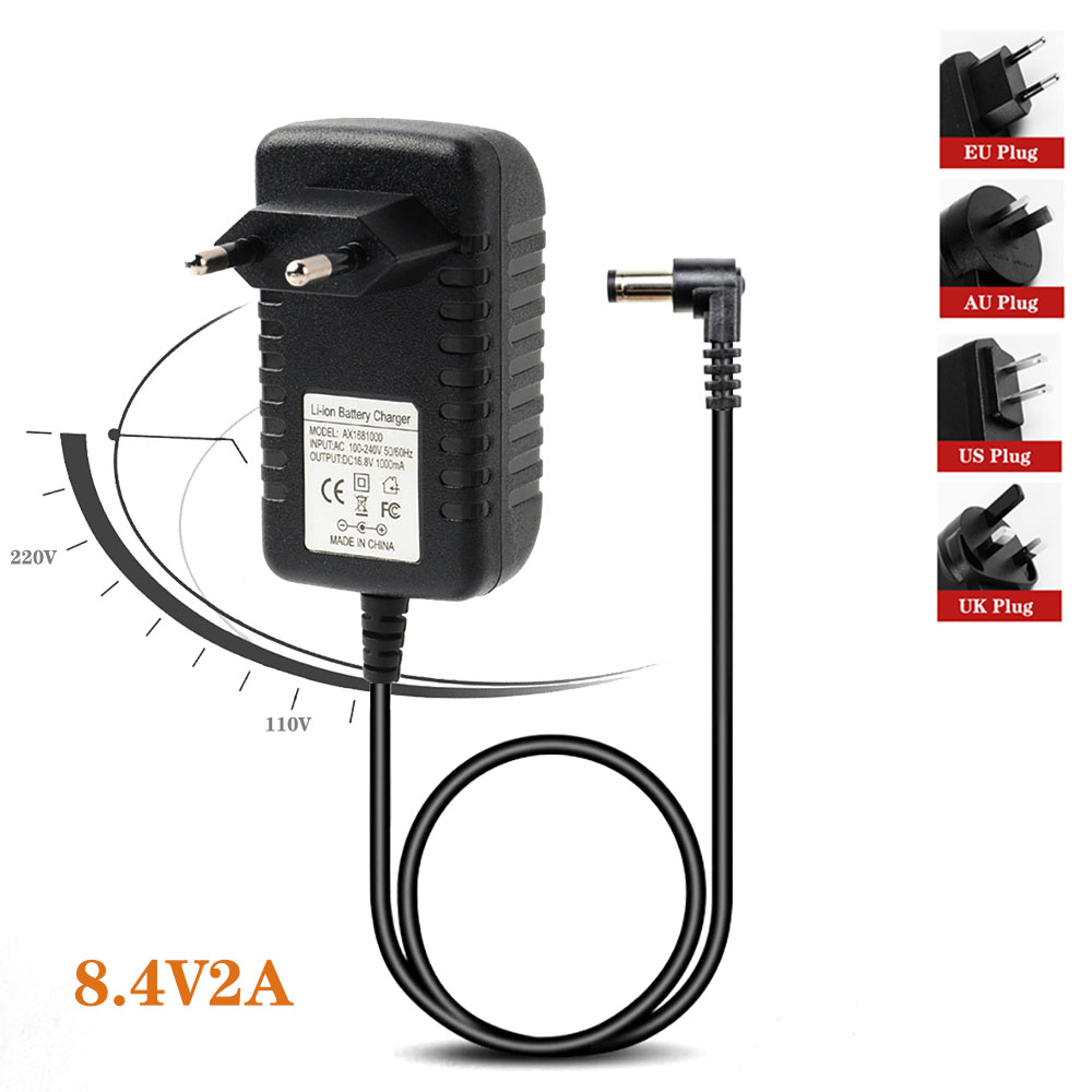 4.2V 8.4V 12.6V 16.8V 21V 25.2V 29.4V 1A 2A 3A 18650 Lithium Battery Charger for Lithium Battery Pack 90 Degree Elbow: Other / US