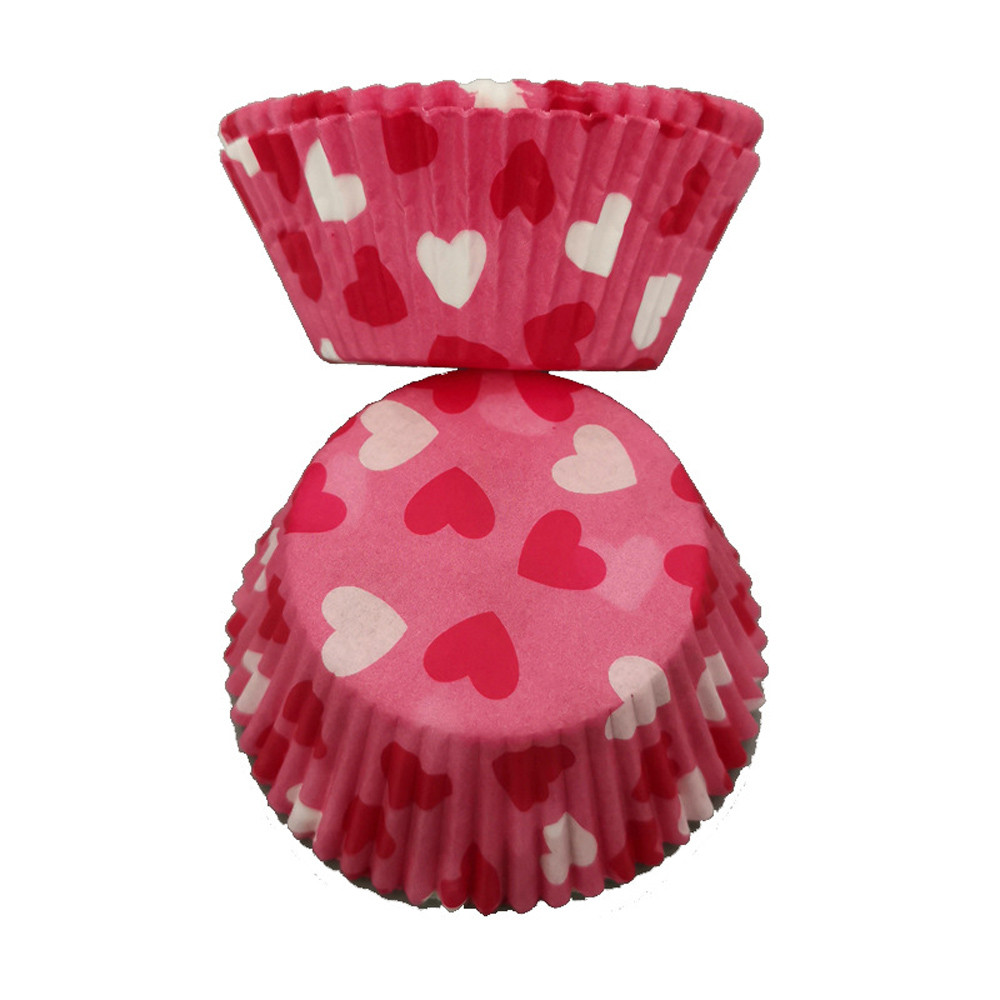 Zmhegw 100Pcs Kleurrijke Papier Taart Cupcake Liner Geval Wrapper Muffin Bakken Cup Party 4 Stijlen Cake Paper Cup #1975