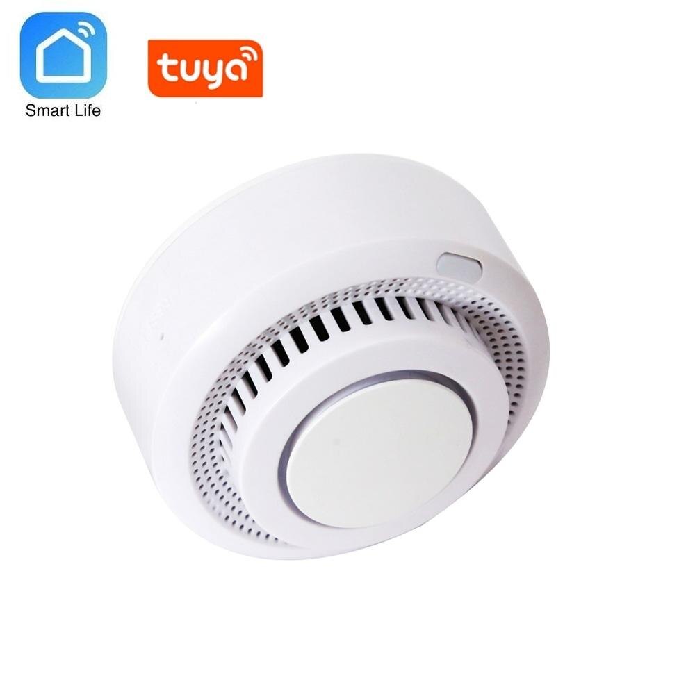 TUYA Smart Life WIFI APP CONTROL Wireless Photoelectric Smoke Alarms Photoelectric Fire Alarm Detector Smoke Sensors