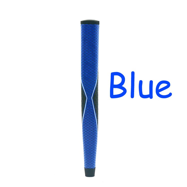 Overstretches golf grips rubber inner tube PU golf putter grip color block decoration golf club grip: Blue