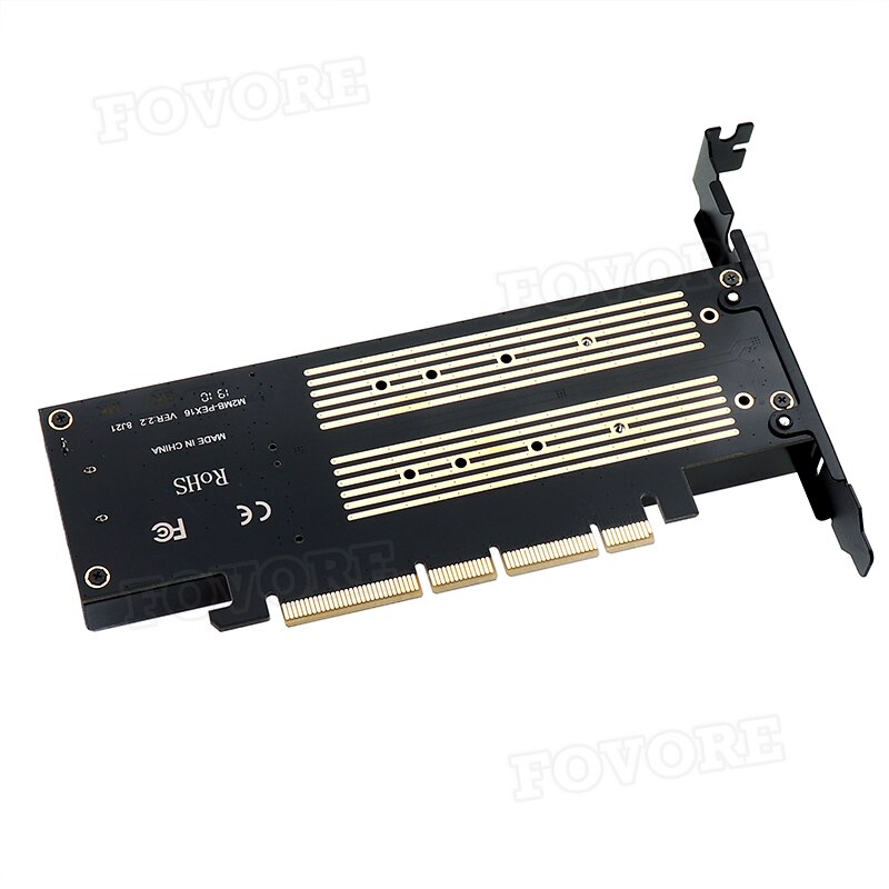 Pci express m .2 adapter pci express til b & m-nøgle m .2 adapter nvme ssd  m2 msata pcie pci-e-omformerkort