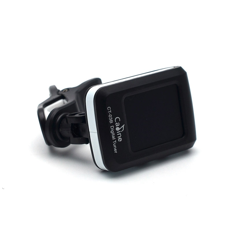 Caline CT-03B Multifunctional Electric Acoustic Guitar Tuner Digital Tuner LCD Clip-On Chromatic Guitar Bass Ukulele Violin