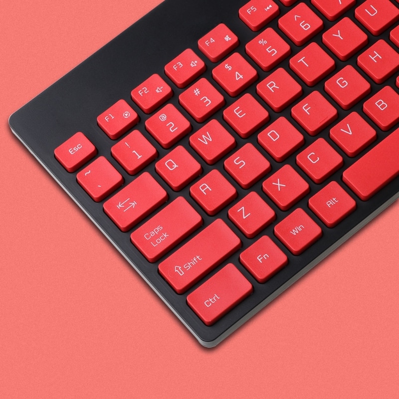 Wireless Keyboard Mouse Silent Ultra-Thin Combo Set for Office Home Laptops PC