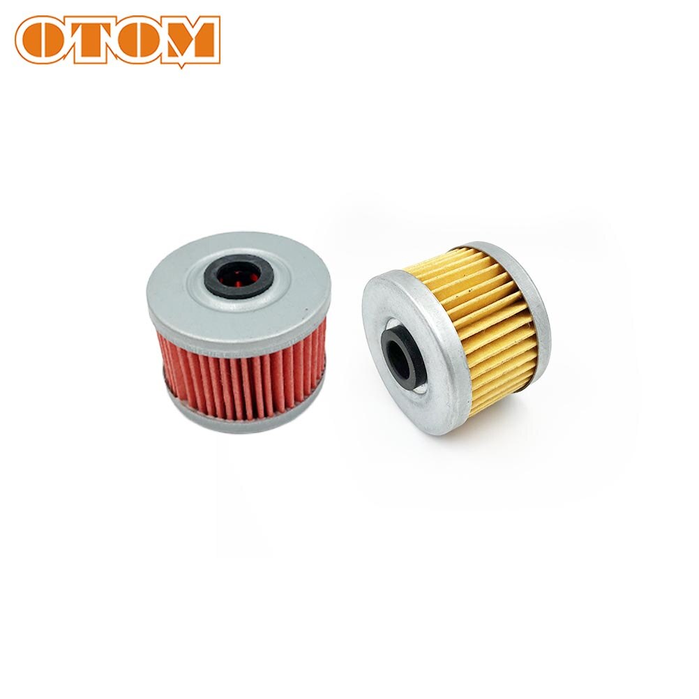 OTOM-filtro de aceite de motor para motocicleta YF300, LONCIN300R, VOGE, 300DS, 300GY, piezas de Pit Bike, papel rojo (Original), cubierta de filtro de aceite,