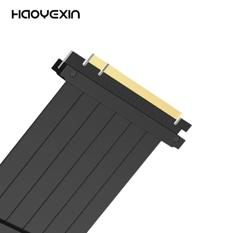 HAOYEXIN PCI Express 3.0 High Speed 16X Flexible Cable Extension Port Adapter Riser PC Graphics Cards Connector