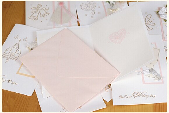 wedding greeting cards witn envelopes,handmade wedding cards for bride