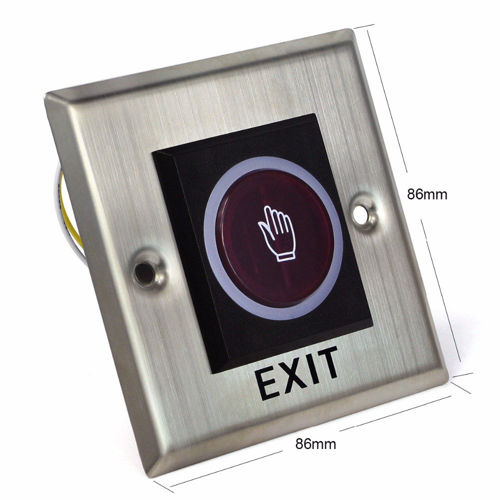 No touch Exit Switch/Exit Sensor toegangscontrole DC12V met LED Indicator F1743D